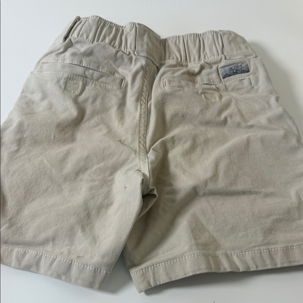 Kids Utility Cargo Shorts in Light Khaki - Picture 4 of 5